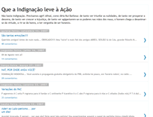 Tablet Screenshot of daindignacaoacao.blogspot.com