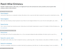 Tablet Screenshot of poeziimihaieminescu.blogspot.com