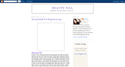Desktop Screenshot of beautyfill.blogspot.com