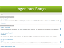 Tablet Screenshot of ingeniousbongs.blogspot.com