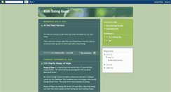 Desktop Screenshot of kidsdoinggood.blogspot.com