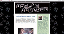 Desktop Screenshot of neilsrandomletters.blogspot.com