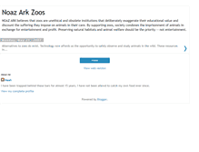 Tablet Screenshot of noazarkzoos.blogspot.com