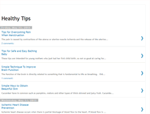 Tablet Screenshot of healthy-tipss.blogspot.com