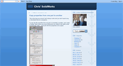 Desktop Screenshot of chris-solidworks.blogspot.com