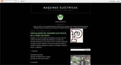 Desktop Screenshot of jeg-maquinaselectricas.blogspot.com