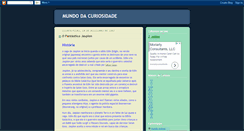 Desktop Screenshot of mundodacuriosidade.blogspot.com