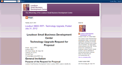 Desktop Screenshot of loudounsbdc.blogspot.com
