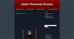 Desktop Screenshot of photoshop-brushes.blogspot.com