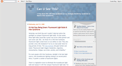 Desktop Screenshot of canuseethis.blogspot.com