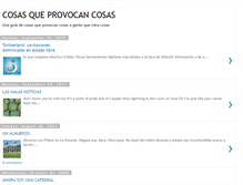 Tablet Screenshot of cosasqueprovocancosas.blogspot.com