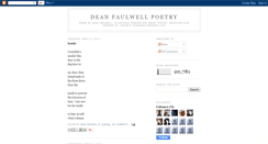 Desktop Screenshot of deanfaulwell-poetry.blogspot.com
