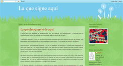 Desktop Screenshot of laquesigueaqui.blogspot.com