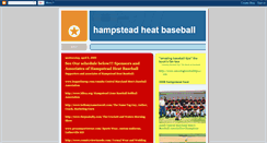 Desktop Screenshot of hampsteadheatbaseball.blogspot.com