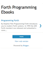 Mobile Screenshot of forthprogrammingebooks.blogspot.com