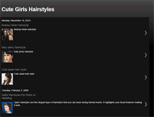Tablet Screenshot of cute-girlshairstyles.blogspot.com