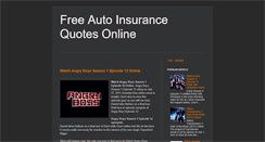 Desktop Screenshot of freeautoinsurancequotessonline.blogspot.com