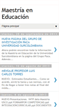 Mobile Screenshot of maestriaeneducacionusco.blogspot.com