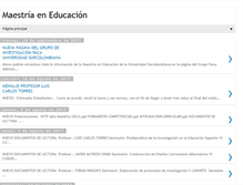 Tablet Screenshot of maestriaeneducacionusco.blogspot.com