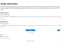 Tablet Screenshot of home-ministries.blogspot.com