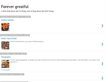 Tablet Screenshot of forevergreatful.blogspot.com