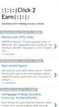 Mobile Screenshot of click-2earn.blogspot.com