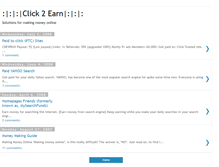 Tablet Screenshot of click-2earn.blogspot.com