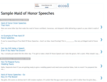 Tablet Screenshot of examplemaidofhonorspeeches.blogspot.com