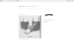 Desktop Screenshot of billyisgray.blogspot.com