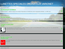 Tablet Screenshot of lunettevarionet.blogspot.com