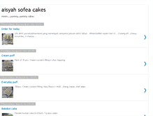 Tablet Screenshot of ainsofeacakes.blogspot.com