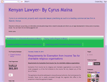 Tablet Screenshot of kenyanlawyer.blogspot.com