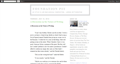 Desktop Screenshot of foundationpit.blogspot.com