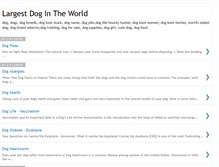 Tablet Screenshot of largest-dog.blogspot.com