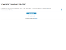 Tablet Screenshot of mevalamarcha-com.blogspot.com