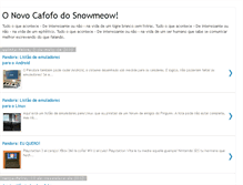 Tablet Screenshot of cafofodomeow.blogspot.com