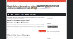 Desktop Screenshot of ebook-bahasainggris.blogspot.com