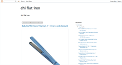 Desktop Screenshot of chiflatiron-review.blogspot.com