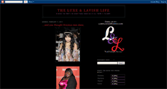 Desktop Screenshot of luxenlavish.blogspot.com