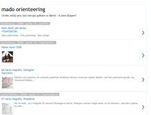 Tablet Screenshot of madoorienteering.blogspot.com