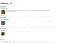Tablet Screenshot of dilekderyasi.blogspot.com