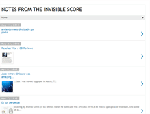 Tablet Screenshot of notesfromtheinvisiblescore.blogspot.com