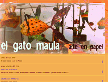 Tablet Screenshot of elgatomaula.blogspot.com