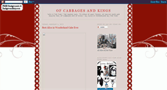 Desktop Screenshot of kitty-cabbagesandkings.blogspot.com