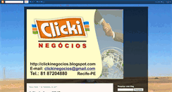 Desktop Screenshot of clickinegocios.blogspot.com