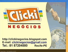 Tablet Screenshot of clickinegocios.blogspot.com