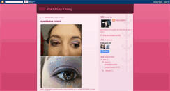 Desktop Screenshot of itsapinkthing1919.blogspot.com