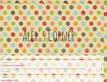 Tablet Screenshot of alexs-corner.blogspot.com