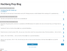 Tablet Screenshot of hochbergprepblog.blogspot.com