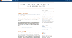 Desktop Screenshot of 2008electionfordummies.blogspot.com